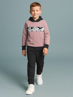HELLCAT - Boys Red Stripes Tracksuit