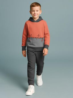 HELLCAT - Boys Peach Colorblock Tracksuit