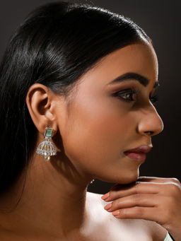 Gossip - Alluring Sparkle Jhumka Earrings
