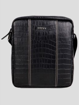 Cross - Black Vegan Leather Medium Soft Crossbody Bag