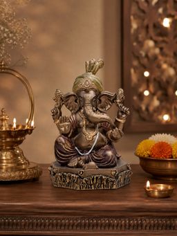 Ashnam - Pheta Ganesha Showpiece Bronze