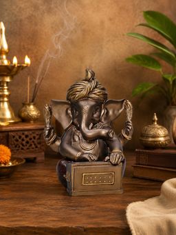 Ashnam - Pagadi Harmonium Music Ganesha Bronze