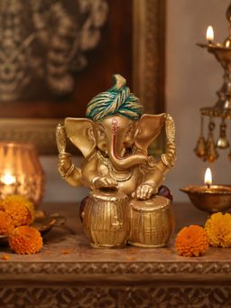 Ashnam - Pagadi Tabla Music Ganesha Multi Color