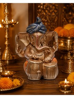 Ashnam - Pagadi Tabla Music Ganesha Orange
