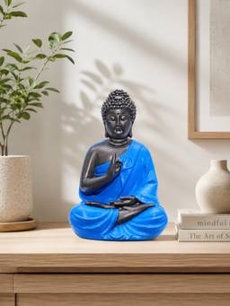 Ashnam - Small Teaching Buddha Blue