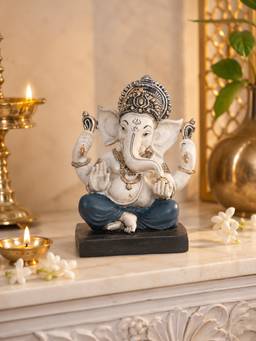 Ashnam - Lord Ganesha with Base Green
