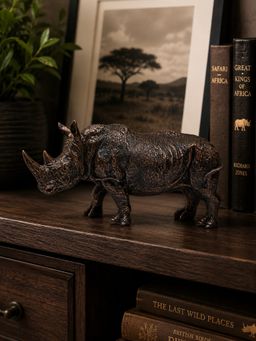 Ashnam - Rhino Calf Sculpture Showpiece Bronze
