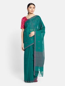 Fabindia - Cotton Woven Saree Without Blouse