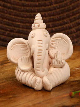Amalfiee Ceramics - Handmade Terracotta Ganpati Sculpture