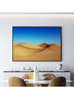 ARTCREST - Imperial Sand Dunes Large Painting Black Box Framed Wall Art