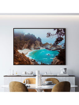 ARTCREST - Julia Pfeiffer Burns State Park Large Painting Black Box Framed Wall Art