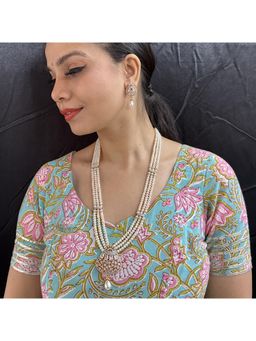 Sri Jagdamba Pearls - Camunda Pearl Necklace Set