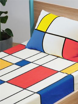 Smartsters - Mondrian's Mosaic Bedsheet (Single)