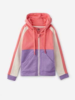 The Souled Store - Multi-Color Colorblock Regular Fit Hoodie