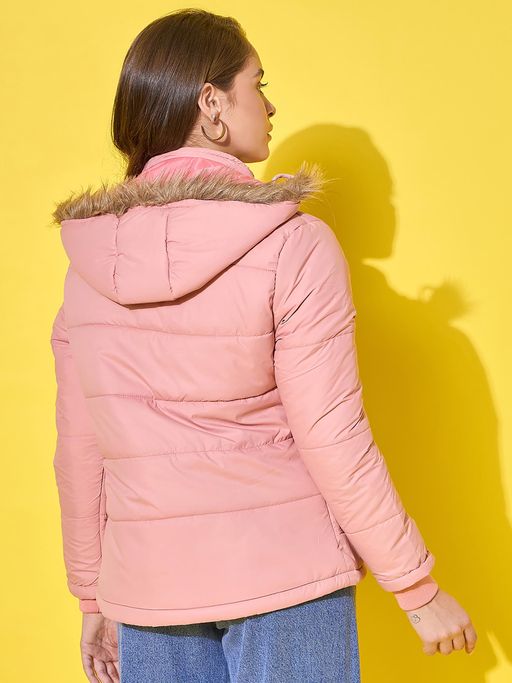 Winter Jacket Ladies Peach Jacket Ladies Peach Winter Wear Jacket
