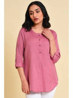 W - Purple Solid Top