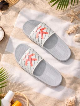 WROGN - Mens Grey Sunmark Sliders