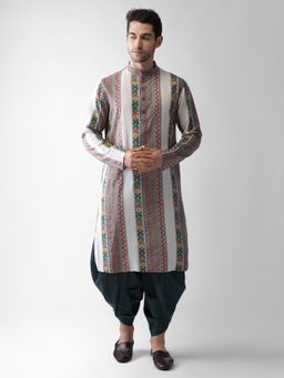 KISAH - Cotton Silk Multi-Color Kurta
