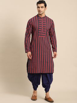 KISAH - Cotton Silk Maroon Kurta