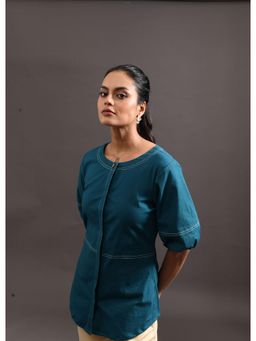Amoh - Teal Celine Shirt