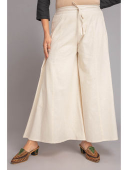 Suti - Women Cotton Culottes Pants Natural