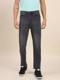 Dennis Lingo - Men Grey Solid Jeans