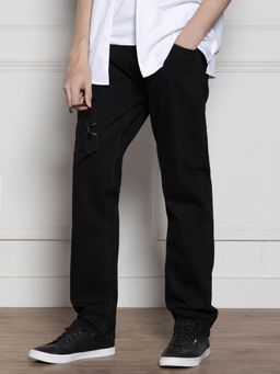 Dennis Lingo - Men Black Solid Jeans