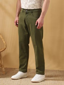 Dennis Lingo - Men Green Solid Jeans