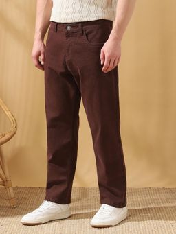 Dennis Lingo - Men Brown Solid Jeans