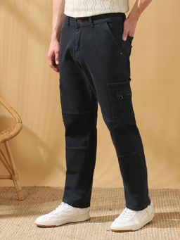 Dennis Lingo - Men Black Solid Jeans