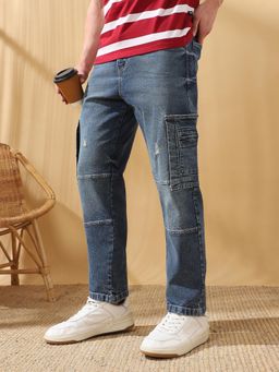 Dennis Lingo - Men Blue Solid Jeans