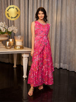 W - Pink Floral Dress