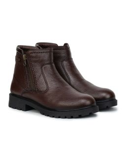 Zoom Shoes - Women Brown Leather Chelsea