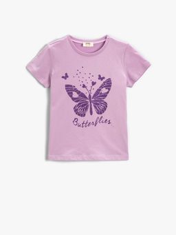 Koton - Girls Lilac T-shirt