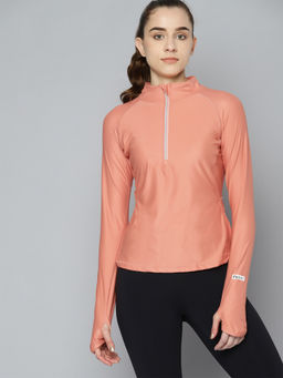 Fitkin - Long Sleeve 1-4 Zip Quick Dry Running Top