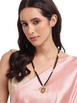 Digital Dress Room - Buddha/Heart Pendant Long Mangalsutra