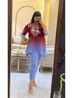 Loveable Creations By Muskan - Azaira Pleated Co-Ord Set