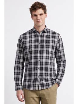 Allen Solly - Men Black Checks Full Sleeves Shirt
