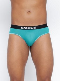 BASIICS by La Intimo - Men Teal Cotton Everyday Active Brief