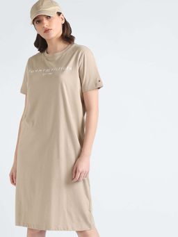 Tommy Hilfiger - Cotton Crew Neck T-Shirt Dress