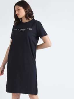 Tommy Hilfiger - Cotton Crew Neck T-Shirt Dress