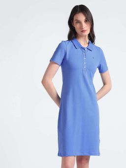 Tommy Hilfiger - Cotton Polo Collar T-Shirt Dress