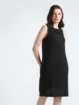 Tommy Hilfiger - Cotton Crew Neck Shift Dress