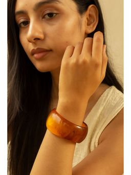 JEWELZ - Brown Plastic No Plating Plated Bangles