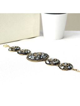 Dkane Designs - Grey Brass Plated Bracelet