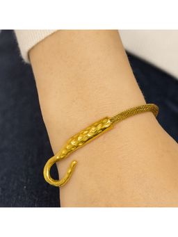 Dkane Designs - Gold Stainless Steel Gold Plated Bracelet