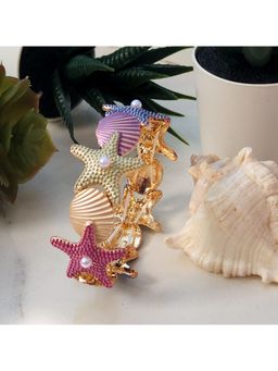 Dkane Designs - Multi-Color Alloy Gold Plated Bracelet