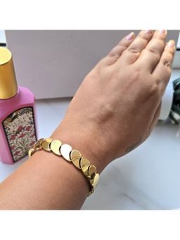 Dkane Designs - Gold Stainless Steel Gold Plated Bracelet