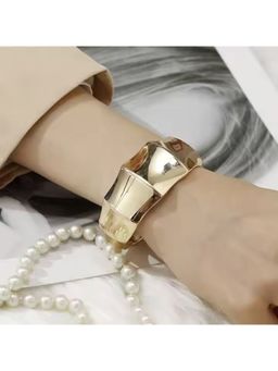 Dkane Designs - Gold Stainless Steel Gold Plated Cuff