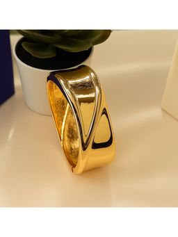 Dkane Designs - Gold Stainless Steel Gold Plated Cuff